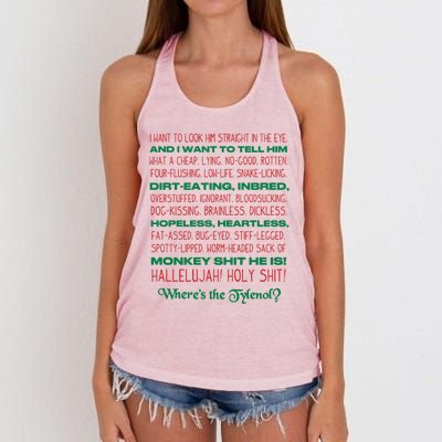 Christmas Vacation Rant Unisex Crewneck Gift Women's Knotted Racerback Tank