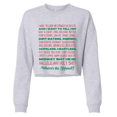 Christmas Vacation Rant Unisex Crewneck Gift Cropped Pullover Crew