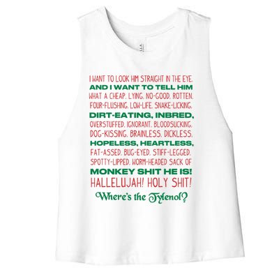 Christmas Vacation Rant Unisex Crewneck Gift Women's Racerback Cropped Tank