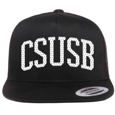CSUSB Vintage Retro College Athletic Sports Flatbill Hat