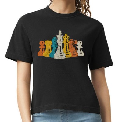 Chess Vintage Retro Chess Player Comfort Colors Boxy T-Shirt