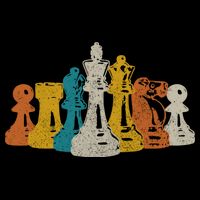 Chess Vintage Retro Chess Player Backpack