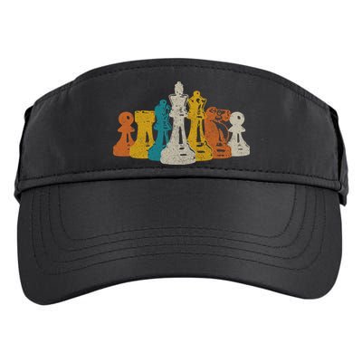 Chess Vintage Retro Chess Player Adult Drive Performance Visor