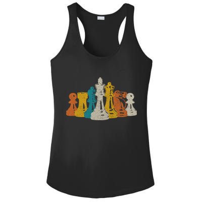 Chess Vintage Retro Chess Player Ladies PosiCharge Competitor Racerback Tank