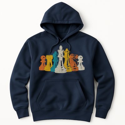Chess Vintage Retro Chess Player Hoodie