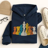 Chess Vintage Retro Chess Player Hoodie