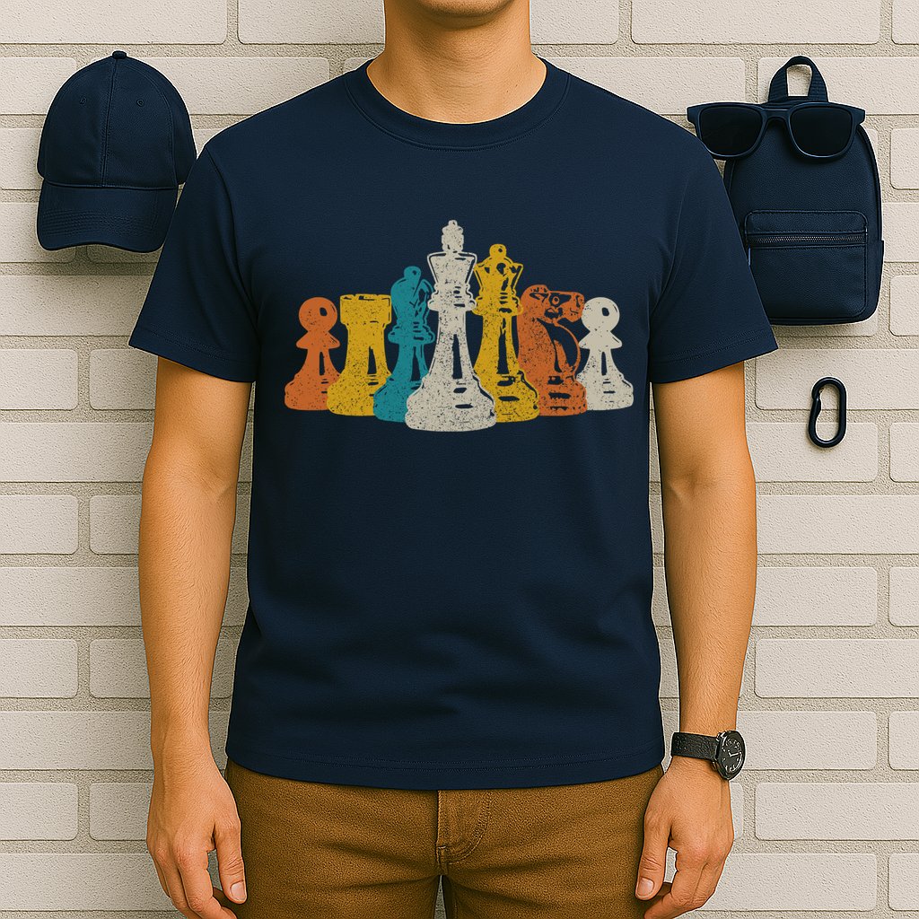 Chess Vintage Retro Chess Player T-Shirt