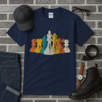 Chess Vintage Retro Chess Player Tall T-Shirt