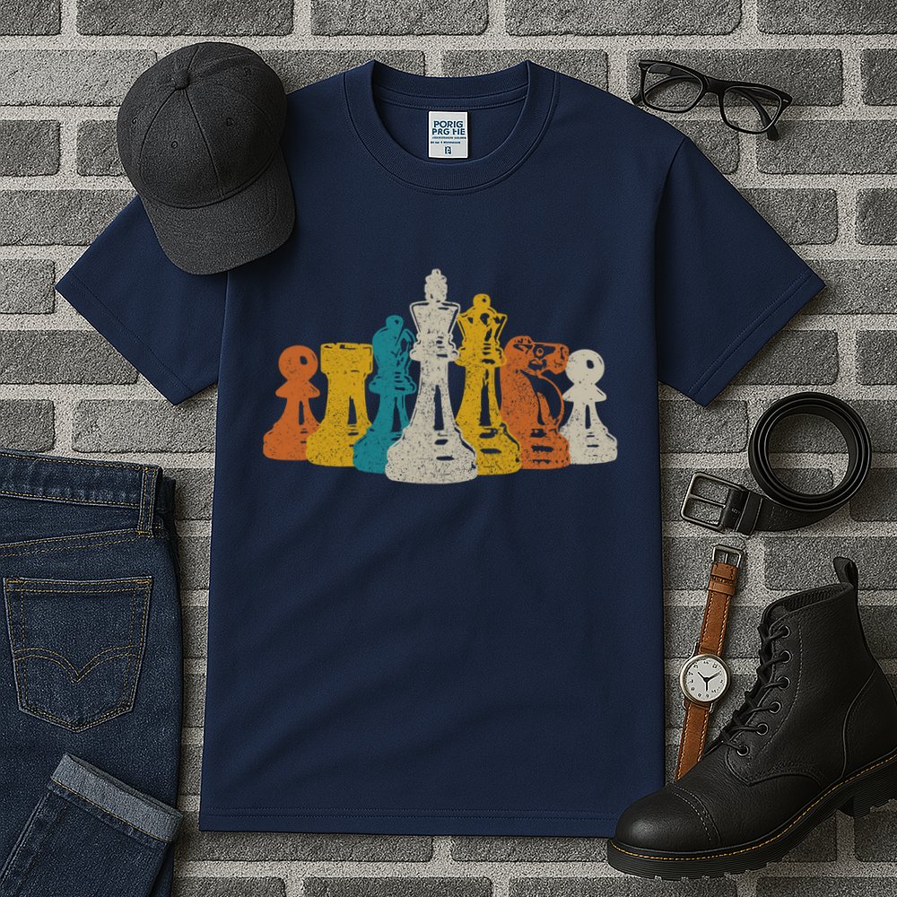 Chess Vintage Retro Chess Player Tall T-Shirt