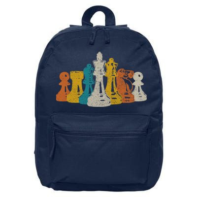 Chess Vintage Retro Chess Player 16 in Basic Backpack