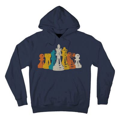 Chess Vintage Retro Chess Player Tall Hoodie