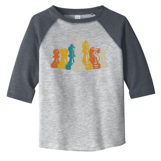 Chess Vintage Retro Chess Player Toddler Fine Jersey T-Shirt