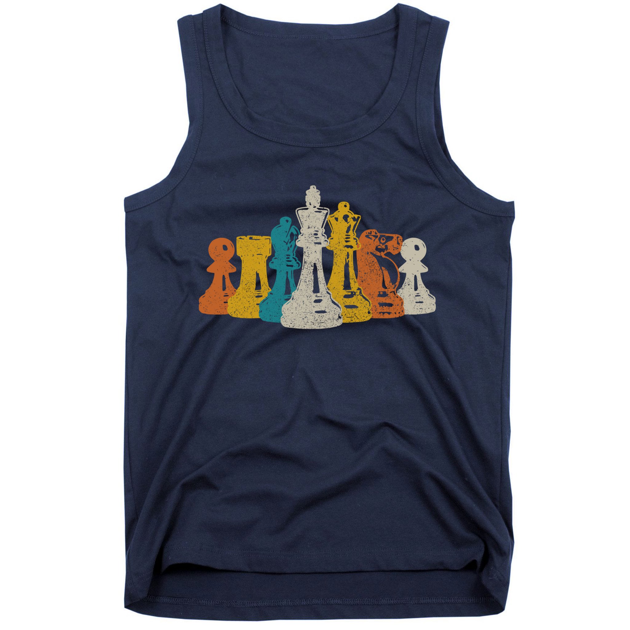 Chess Vintage Retro Chess Player Tank Top