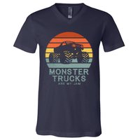 Cool Vintage Retro Sunset V-Neck T-Shirt