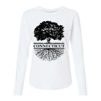 Connecticut Vintage Roots Outdoors Souvenir Womens Cotton Relaxed Long Sleeve T-Shirt