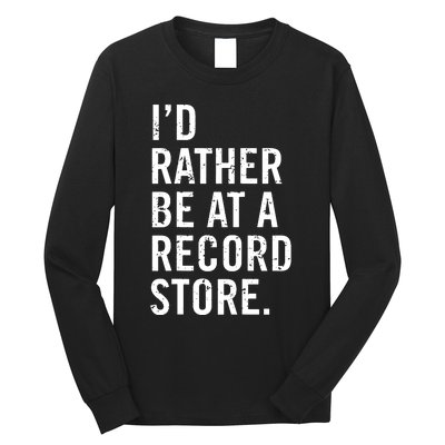 Cool Vinyl Records Gift For Vinyl Record Store Lovers Long Sleeve Shirt