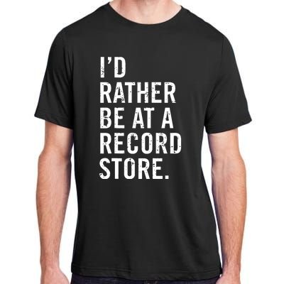 Cool Vinyl Records Gift For Vinyl Record Store Lovers Adult ChromaSoft Performance T-Shirt