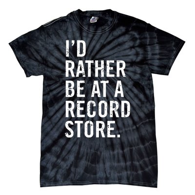 Cool Vinyl Records Gift For Vinyl Record Store Lovers Tie-Dye T-Shirt