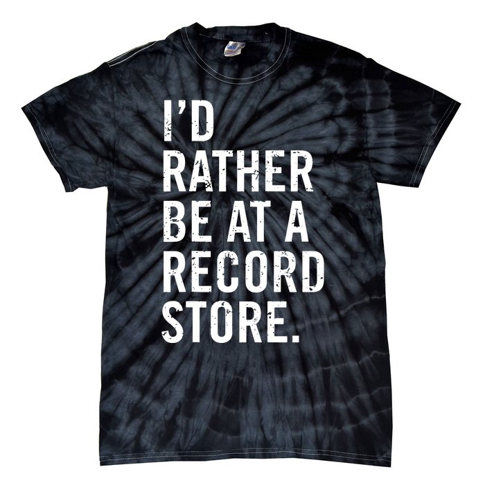 Cool Vinyl Records Gift For Vinyl Record Store Lovers Tie-Dye T-Shirt