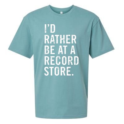 Cool Vinyl Records Gift For Vinyl Record Store Lovers Sueded Cloud Jersey T-Shirt