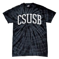 CSUSB Vintage Retro College Athletic Sports Tie-Dye T-Shirt