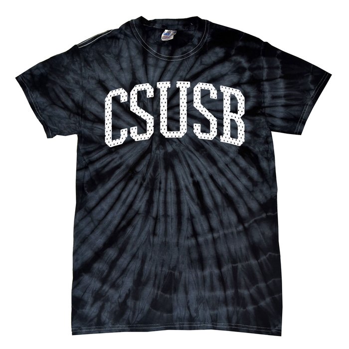 CSUSB Vintage Retro College Athletic Sports Tie-Dye T-Shirt