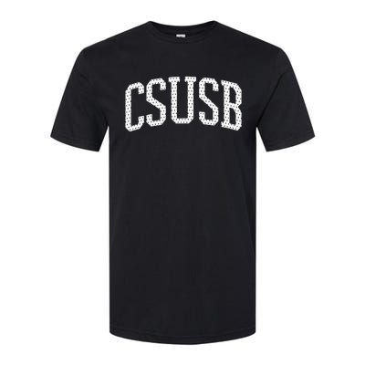 CSUSB Vintage Retro College Athletic Sports Softstyle® CVC T-Shirt