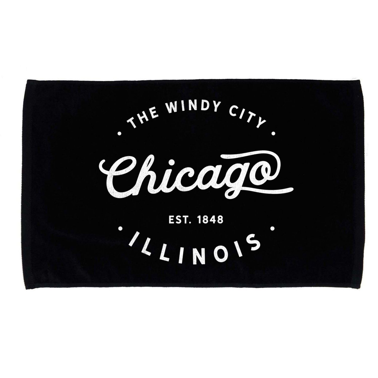Classic Vintage Retro Chicago Illinois Windy City Souvenir Great Gift Microfiber Hand Towel