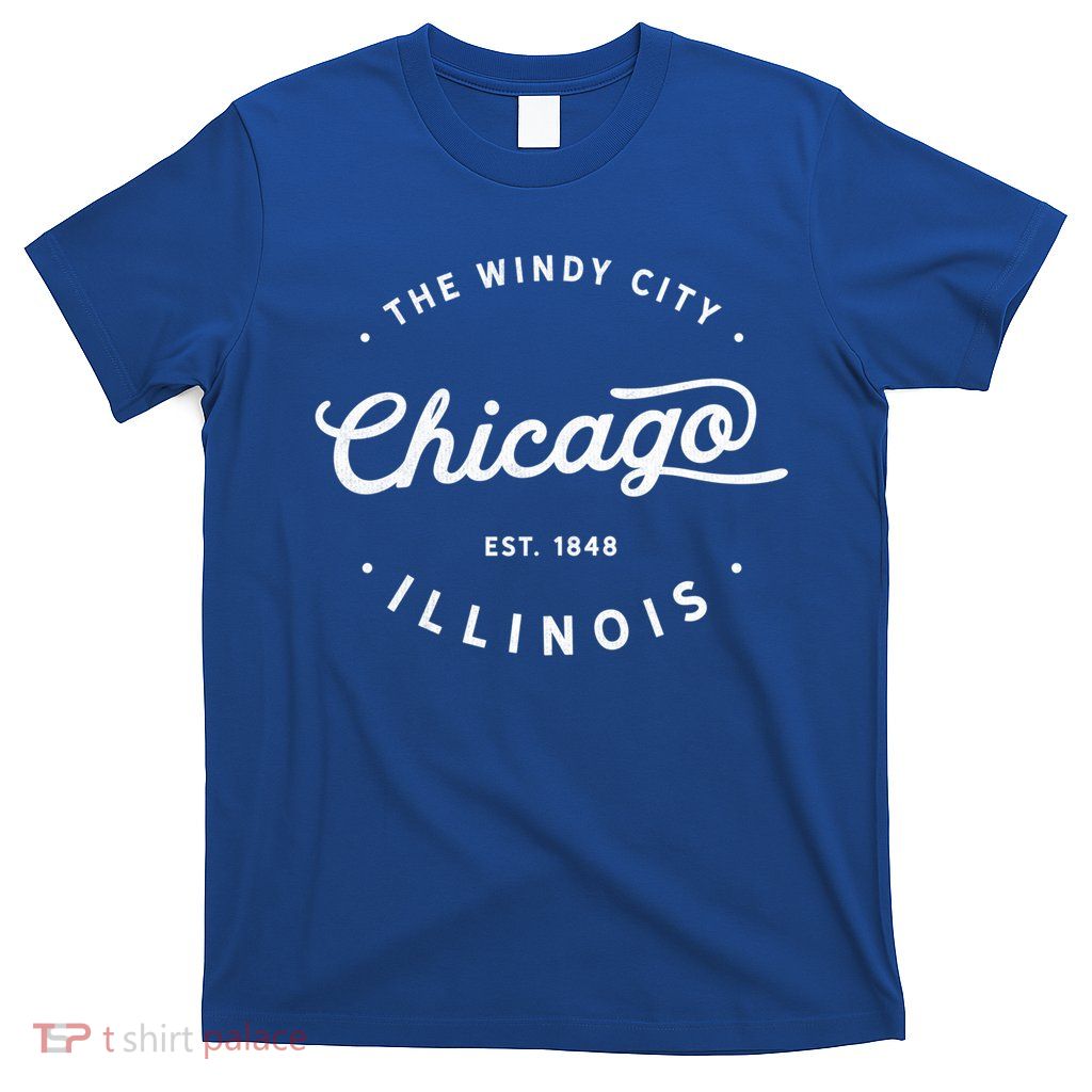 Classic Vintage Retro Chicago Illinois Windy City Souvenir Great Gift T-Shirt