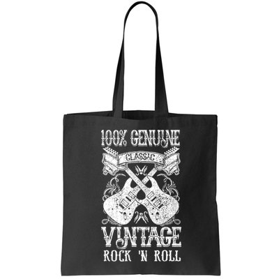 Classic Vintage Rock 'N Roll Funny Music Guitars Gift Bag
