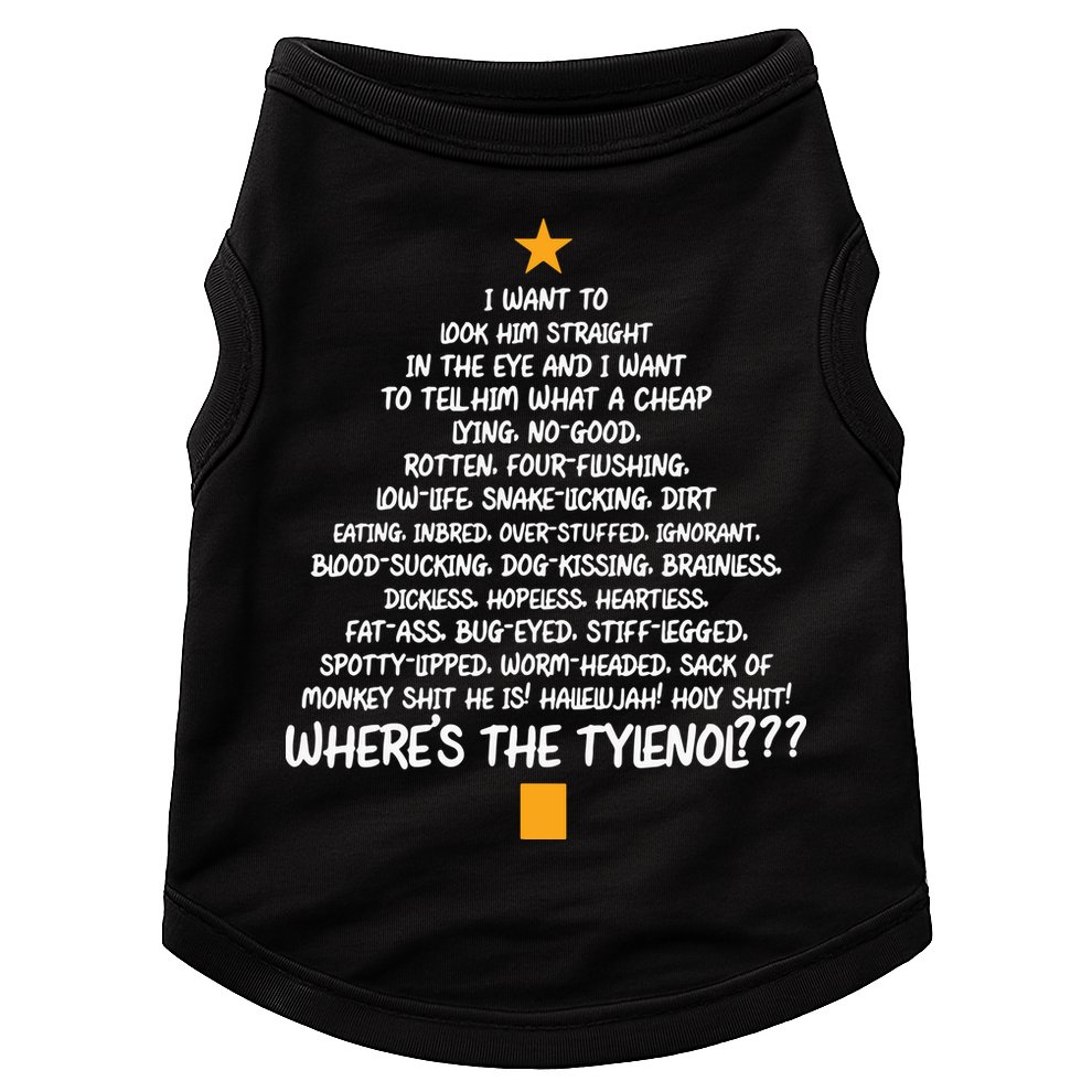 Christmas Vacation Rant Christmas Tree Doggie Tank