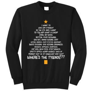 Christmas Vacation Rant Christmas Tree Sweatshirt