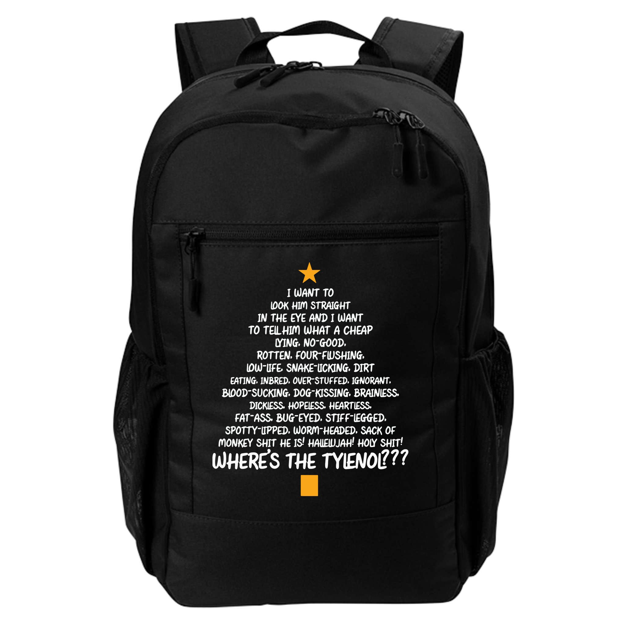Christmas Vacation Rant Christmas Tree Backpack