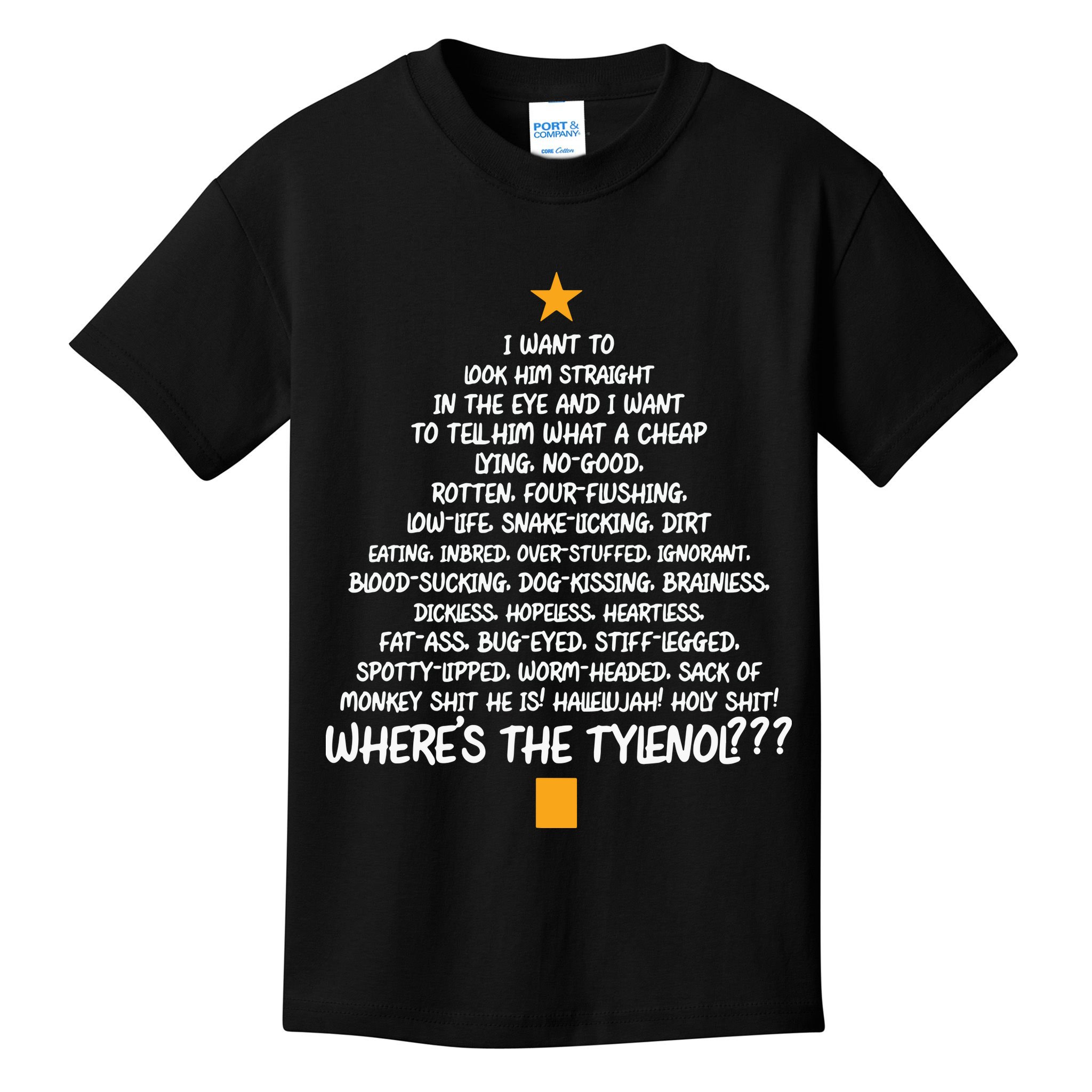 Christmas Vacation Rant Christmas Tree Kids T-Shirt