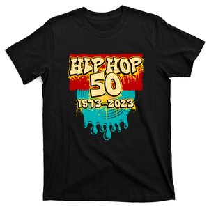 Celebration Vinyl Retro 50 Years Of Hip Hop 50th Anniversary Gift T-Shirt