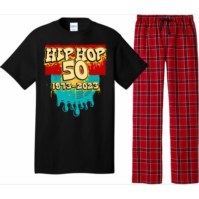 Celebration Vinyl Retro 50 Years Of Hip Hop 50th Anniversary Gift Pajama Set