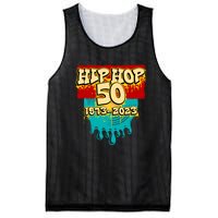 Celebration Vinyl Retro 50 Years Of Hip Hop 50th Anniversary Gift Mesh Reversible Basketball Jersey Tank