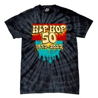 Celebration Vinyl Retro 50 Years Of Hip Hop 50th Anniversary Gift Tie-Dye T-Shirt