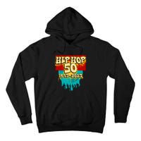 Celebration Vinyl Retro 50 Years Of Hip Hop 50th Anniversary Gift Tall Hoodie