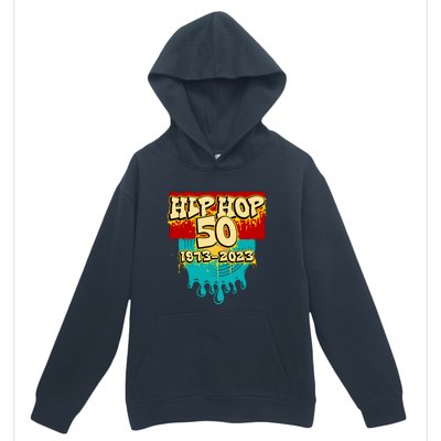 Celebration Vinyl Retro 50 Years Of Hip Hop 50th Anniversary Gift Urban Pullover Hoodie