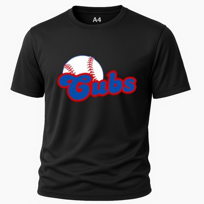 Cubs Vintage Retro Last Name Personalized Apparel Cubs Lover Performance Shirt