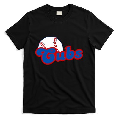 Cubs Vintage Retro Last Name Personalized Apparel Cubs Lover T-Shirt