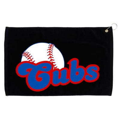 Cubs Vintage Retro Last Name Personalized Apparel Cubs Lover Grommeted Golf Towel