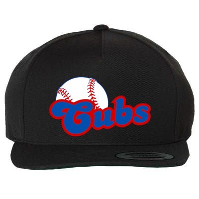 Cubs Vintage Retro Last Name Personalized Apparel Cubs Lover Wool Snapback Cap