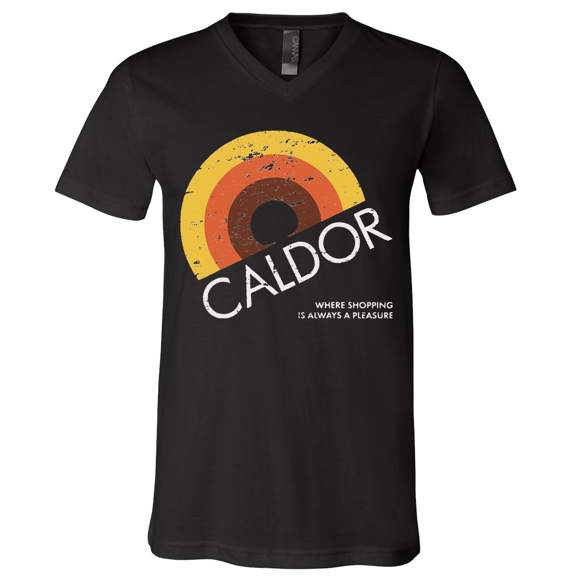 Caldor Vintage Retro Caldors Department V-Neck T-Shirt
