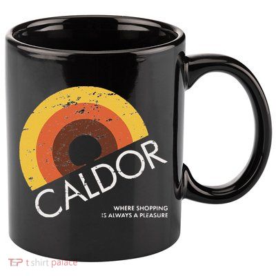 Caldor Vintage Retro Caldors Department 11oz C Handle Ceramic Mug