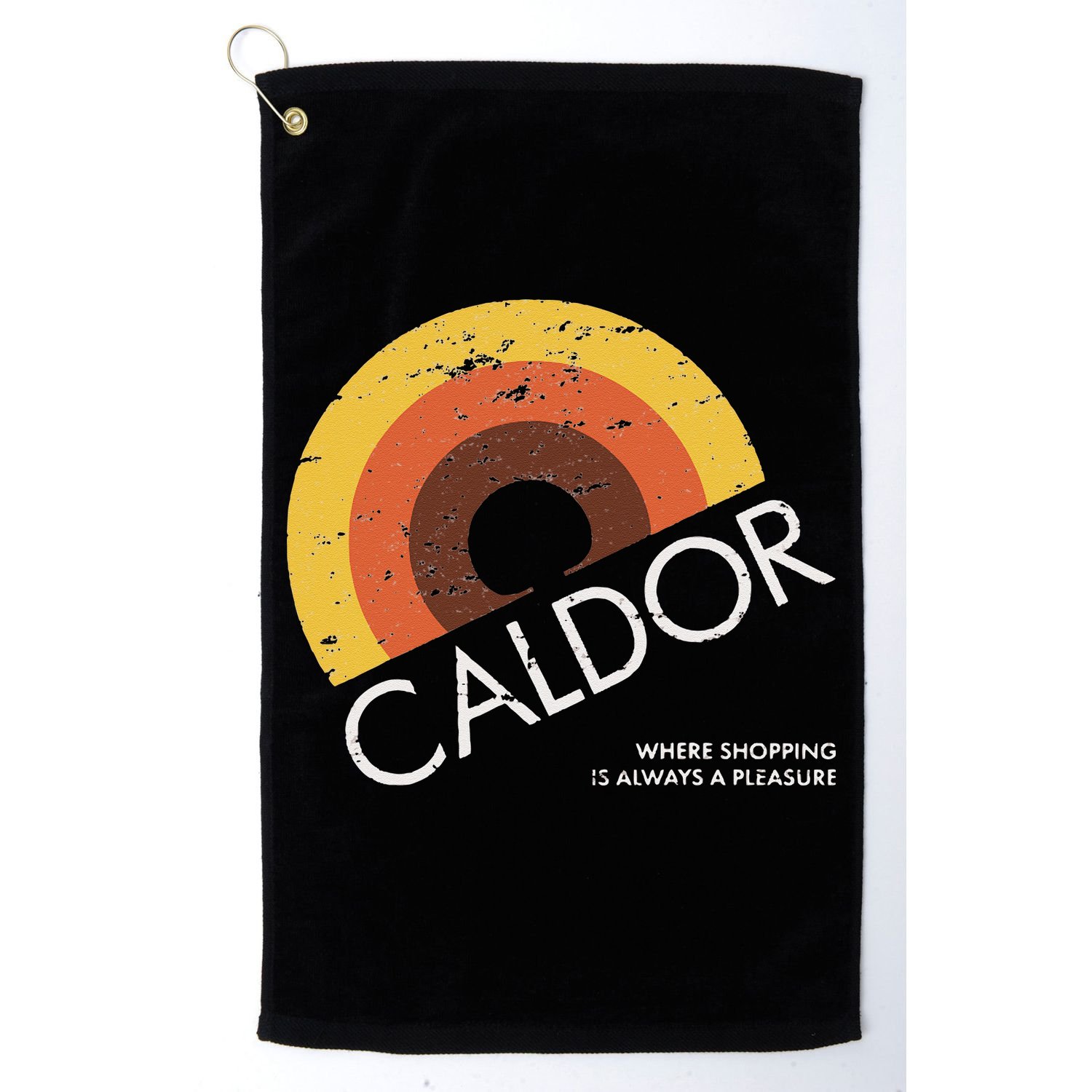 Caldor Vintage Retro Caldors Department Golf Towel