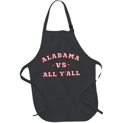 Classic Vintage Retro Alabama Vs All Yall Apron