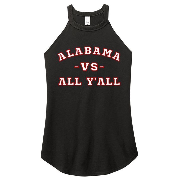 Classic Vintage Retro Alabama Vs All Yall Women's Perfect Tri Rocker Tank