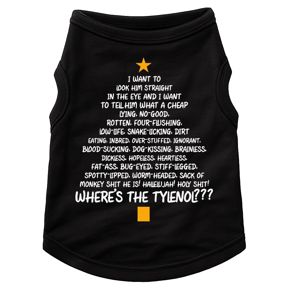 Christmas Vacation Rant Christmas Tree Doggie Tank